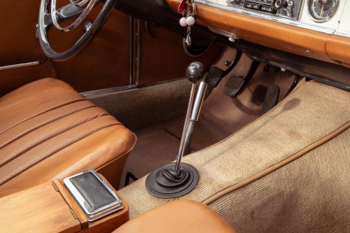 Designed for long drives, the 1965 Mercedes-Benz 230SL balanced comfort and speed