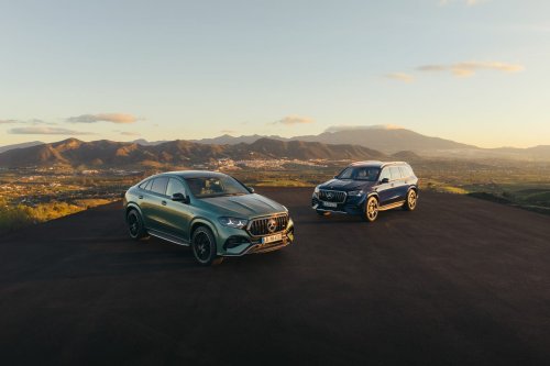 The 2027 Mercedes-AMG GLS63 and GLE63 S SUVs Now Have an Exotic 603-HP Flat-Plane-Crank V-8