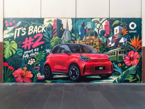 Smart Uses Hand-Painted Murals in Cities Around the World to Reveal Its Electric Fortwo Follow-Up