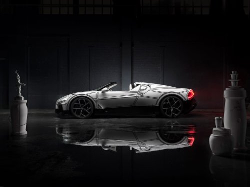 This Special Bugatti Mistral Features a Delicate Material That You Almost Never See on Cars