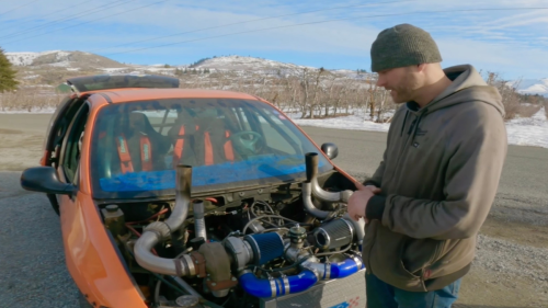 This Dodge Grand Caravan Became A Twin-Turbo Drift Minivan