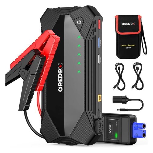 Amazon's Car Battery Jump Starter Is 50% Off, and It Triples as a Flashlight and Compass