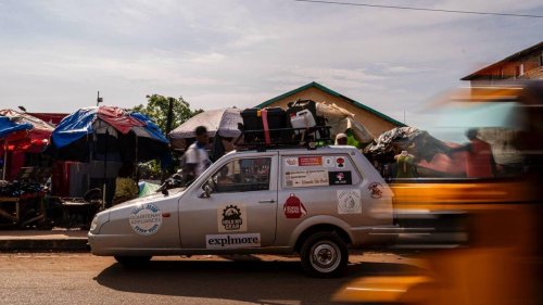 How Two Men Drove Their Three-Wheeled Car Across Africa