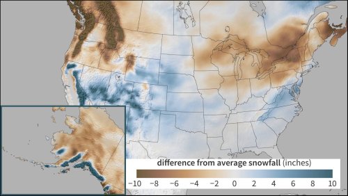 Super El Nino Map Reveals the One State Facing Even More Snow This Winter