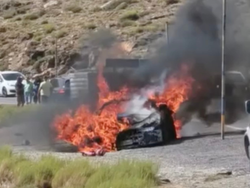 Mercedes-AMG GT Facelift Prototype Goes Up In Flames During Testing