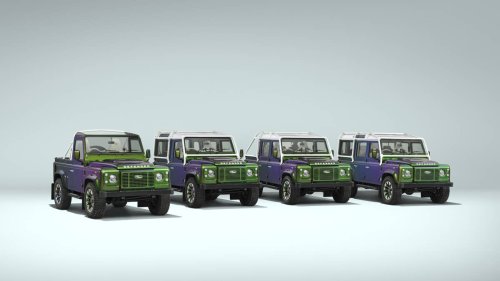 One Buyer Commissioned Four Colour-Flipping Classic Defender V8s