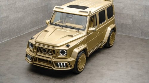 Mansory Turned the Mercedes G-Class Into a Rolling Gold Bar