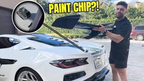 Corvette ZR1 Owners Are Finding Out Downforce Has A Paint Problem