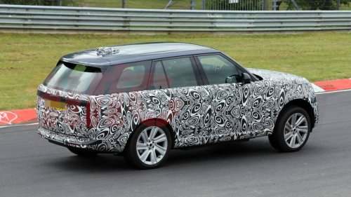 The 2027 Range Rover Looks Heavy In Nürburgring Spy Shots