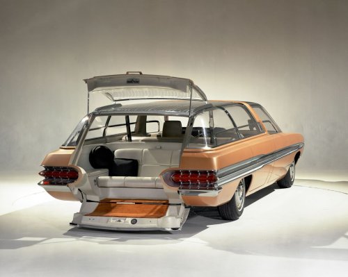 This Ford's Wagon From 1964 Literally Has A Living Room Sofa Inside