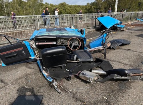 Sydney Horror Crash Rips Rare Ford Falcon GT in Half as Driver Walks Away From Wreckage
