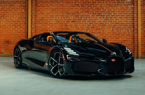 Bugatti's Last Quad-Turbo W16 Roadster Heads to Auction With a $10 Million Estimate