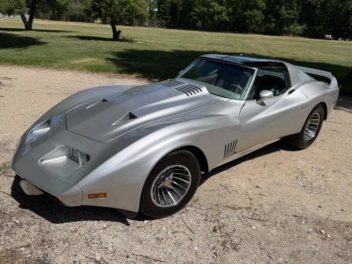 This One-Of-One '74 Corvette Crams a 502-HP Crate V8 Into a Greenwood Wide Body, and It's Yours for $38,995