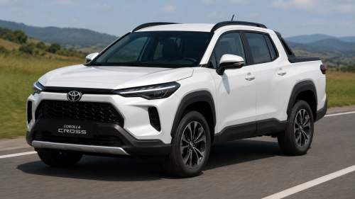 Toyota May Be Developing Corolla Cross-Based Pickup Truck To Compete With Ford Maverick