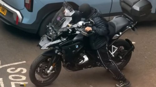 Watch Thieves Abandon a BMW R 1200 GS Theft — Possibly Because It Was Stuck in Gear
