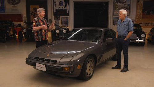 Jay Leno & Adam-12 Star Kent McCord Take a Look at a Pristine 1980 Porsche 924 Turbo