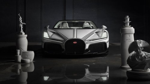 Say Hello to the Latest Bugatti One-Off, the W16 Mistral Blanc Éternel