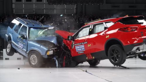 Its Good They Don't Make Them Like They Used To, as Shown in a 1996 vs 2026 Chevy Blazer Crash Test