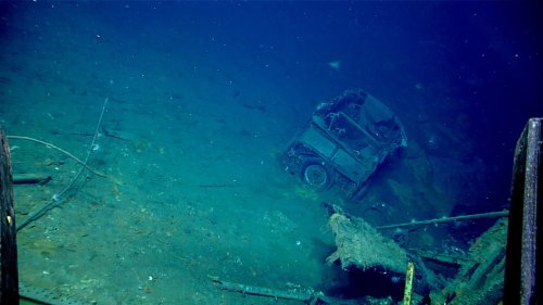 Mysterious 1941 Ford Woody Found Inside Sunken Wwii Aircraft Carrier After 83 Years