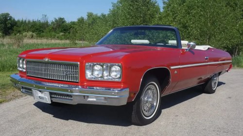 You Can Be The Proud Owner Of This 951-Mile 1975 Chevrolet Caprice Classic Convertible