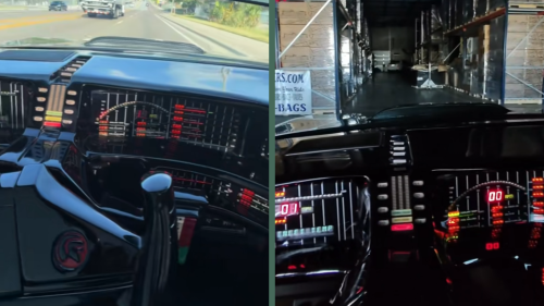 Someone Is Daily Driving a Fully Functional KITT Replica, and the Interior Looks Straight Out of the '80s