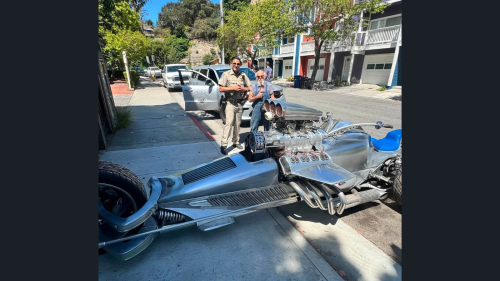 California CHP Stumbles Across an 1,100-HP Motorcycle During Routine Patrol