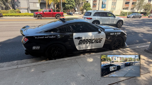 California CHP Says This 'Transformers' Barricade Mustang Looked Too Much Like a Police Car