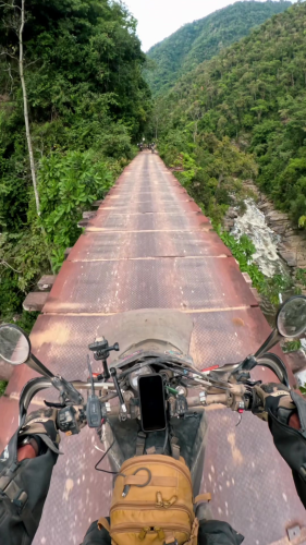 Why This Decaying Jungle Bridge Is An Adventure Rider's Worst Nightmare
