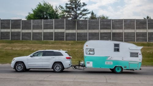 This Retro Winged Trailer Is A Nostalgic Choice For RV Camping In 1950s Style