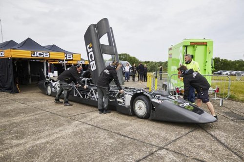 JCB’s 1,600-HP Hydrogen Car Prepares For Bonneville Speed Record