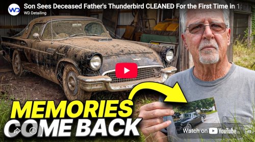 Son Reunites With His Late Father's 1957 Thunderbird After a 15-Year Transformation