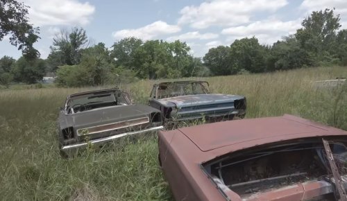 A Field Full of Forgotten Mopar Convertibles: Eight Rare Drop-Tops Rotting in Missouri