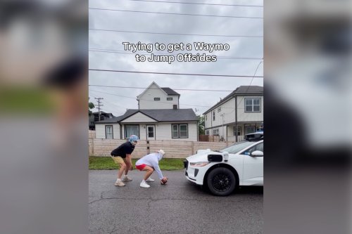 Lads Force Waymo to Play Football