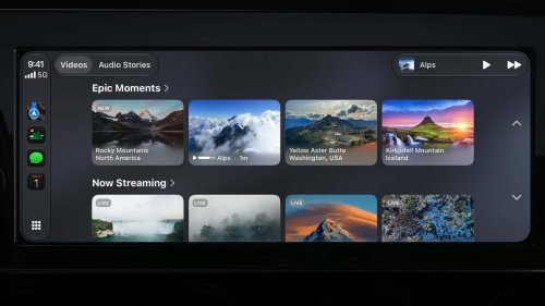 Apple CarPlay Is Getting Video Playback