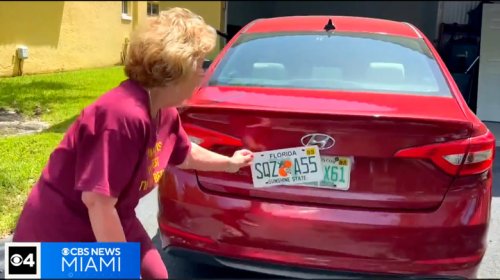 Ungrateful Florida Woman Hates Her Hilarious State-Issued Plate That Reads SQZ-A55