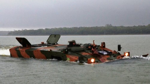 What Has 6 Wheels And Weighs 40,000 Pounds? This Absurd Brazilian Armored Vehicle