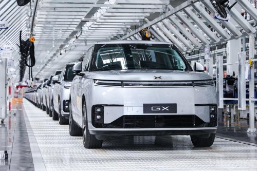 Xpeng robotaxi rolls off the production line