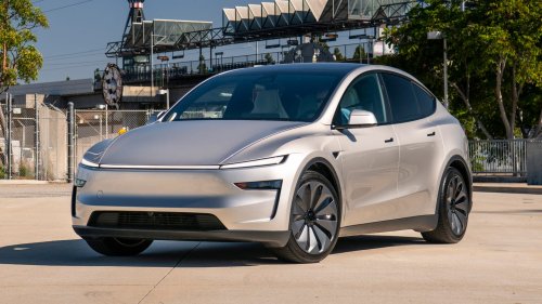 We Got Up Close With Tesla’s Longboi Model Y L. Here’s What Stands Out.