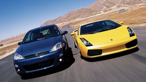 A 2004 Lamborghini Gallardo Lost to a V-8 Ford Focus in the Most MotorTrend Way Possible