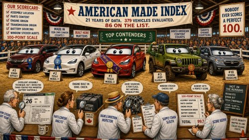 Tesla Still Rules America’s Most-Made-in-USA Cars. Here’s Who’s Catching Up