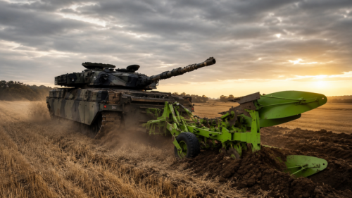YouTuber Hooks a Plow to a 55-Ton Chieftain Tank—and It Out-Performs a Tractor