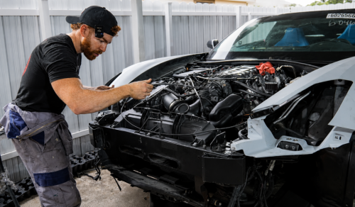 How a YouTuber Turned a Stripped Stolen Corvette Frame Into a Running Dream Car