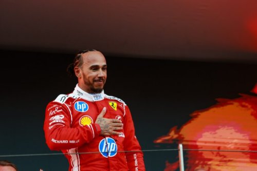 Lewis Hamilton Reveals His Group Chat Is Divided Over Ferrari’s First Electric Car