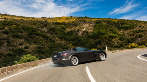 Watch a McLaren-Mercedes SLR Roadster Drift Monaco’s Hairpins Before F1 Qualifying