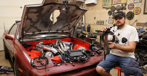 Watch This YouTuber Flow an LS Engine Backwards to Create the Ultimate “Hot V” Monster