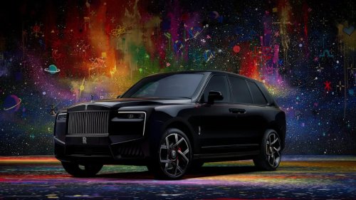 Rolls-Royce Reveals Limited Black Badge Cullinan Series Designed With Artist Cyril Kongo