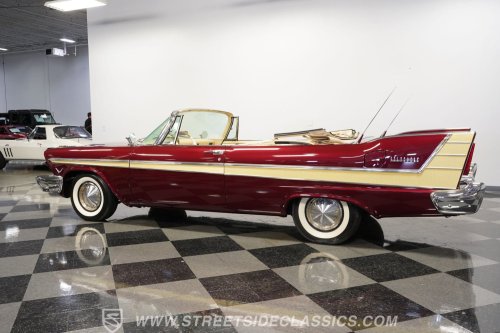 1957 Plymouth Belvedere Convertible Restomod Blends Classic Fins With Modern HEMI Power