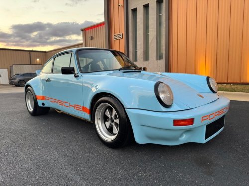Gulf Blue 1974 Porsche 911 RSR Tribute Is an Eye-Catching Slice of Racing Heritage