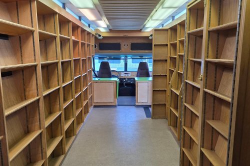 This No-Reserve 1995 International 3800 Bookmobile Is The Diesel Library Of Your Dreams