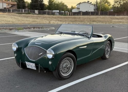 This Spruce Green 1955 Austin-Healey 100 BN1 Is A Refurbished British Roadster Built To Be Driven
